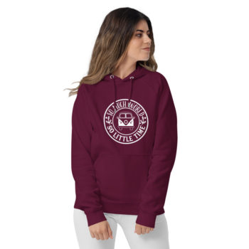 So Much World, So Little Time | Unisex Eco Raglan Hoodie