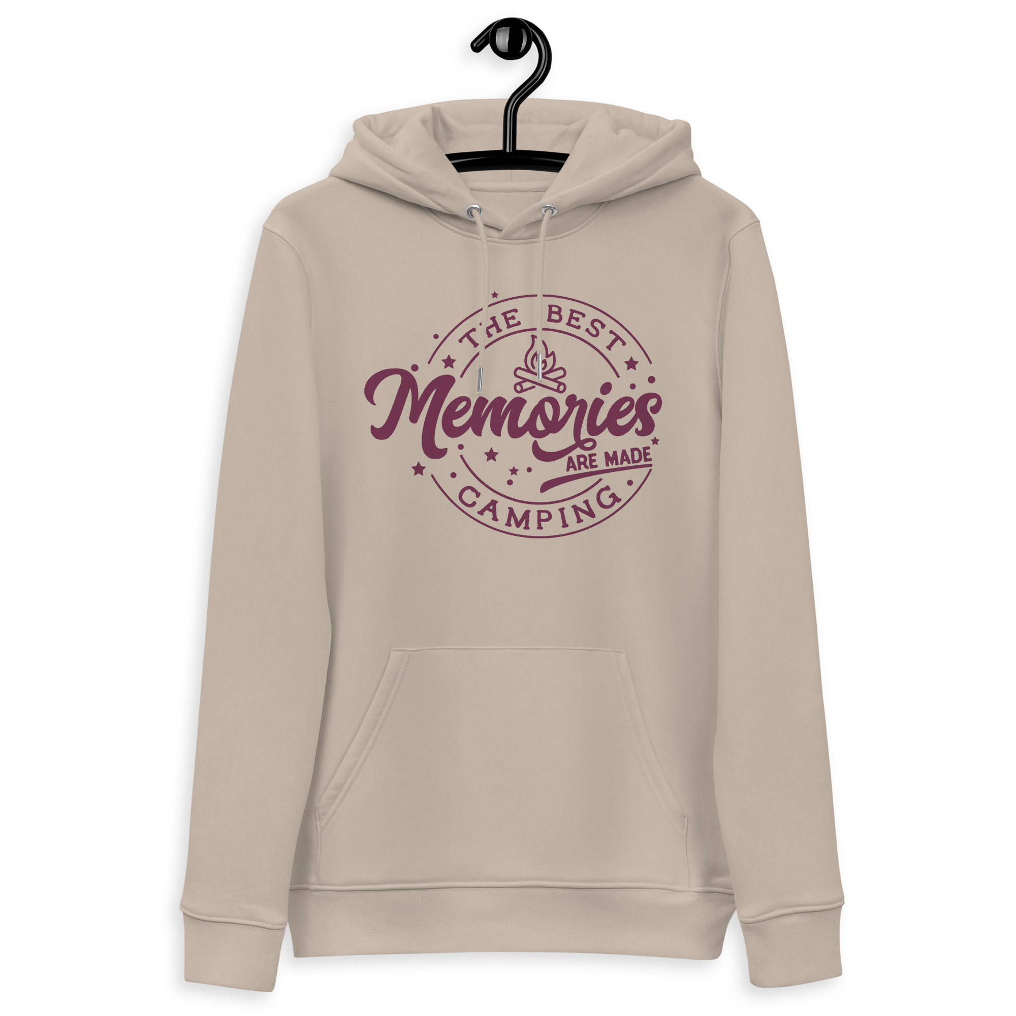 The Best Memories Are Made Camping | Unisex Essential Eco Hoodie - Image 3