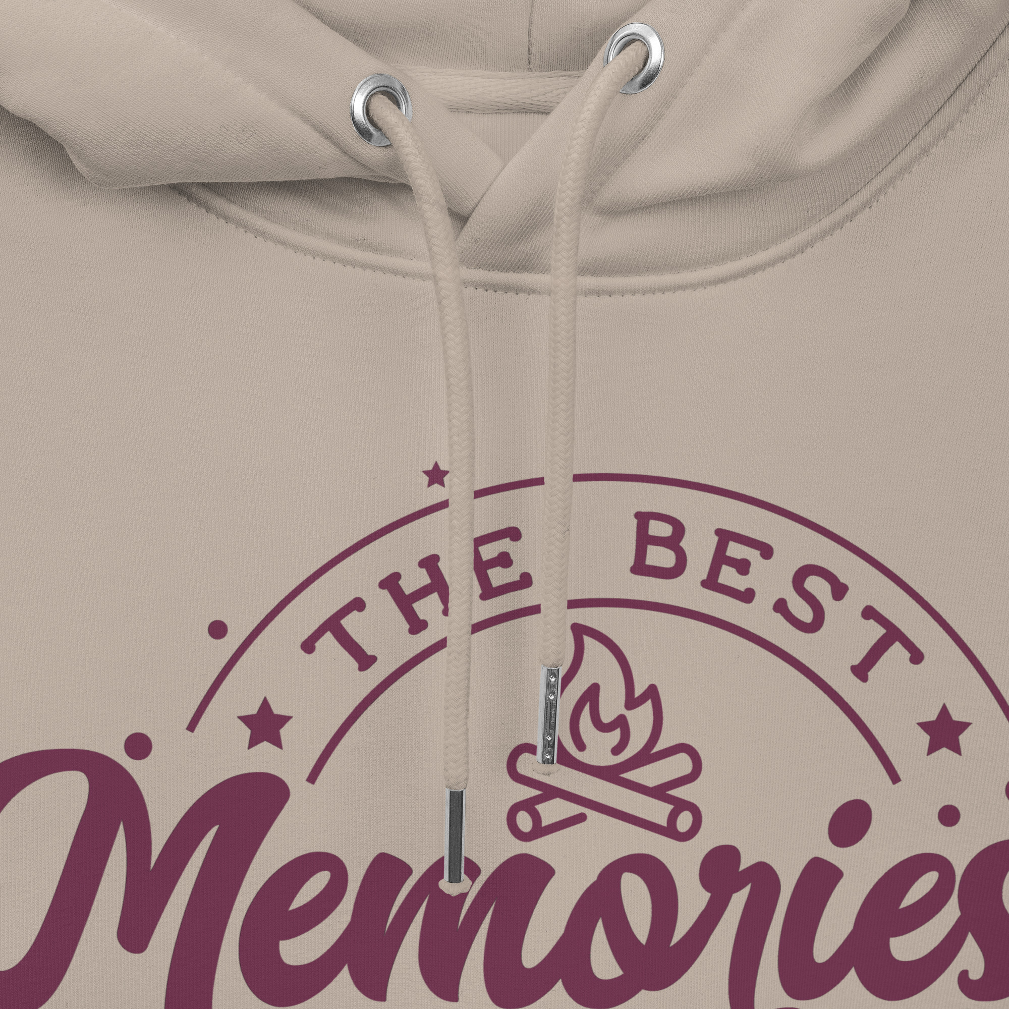 The Best Memories Are Made Camping | Unisex Essential Eco Hoodie - Image 4